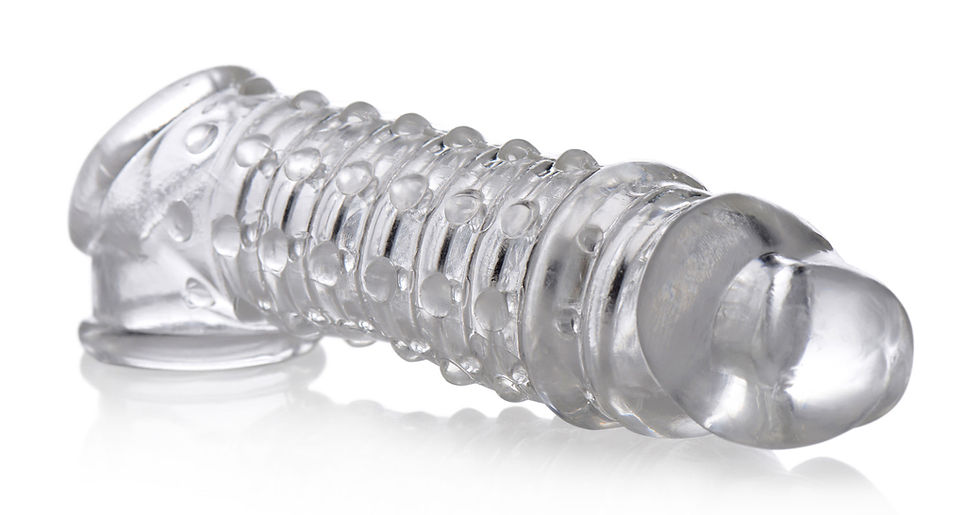 Thumbnail: 1.5 Inch Penis Enhancer Sleeve - Clear