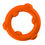 Thumbnail: Spinner Single Silicone Ring - Orange Silicone