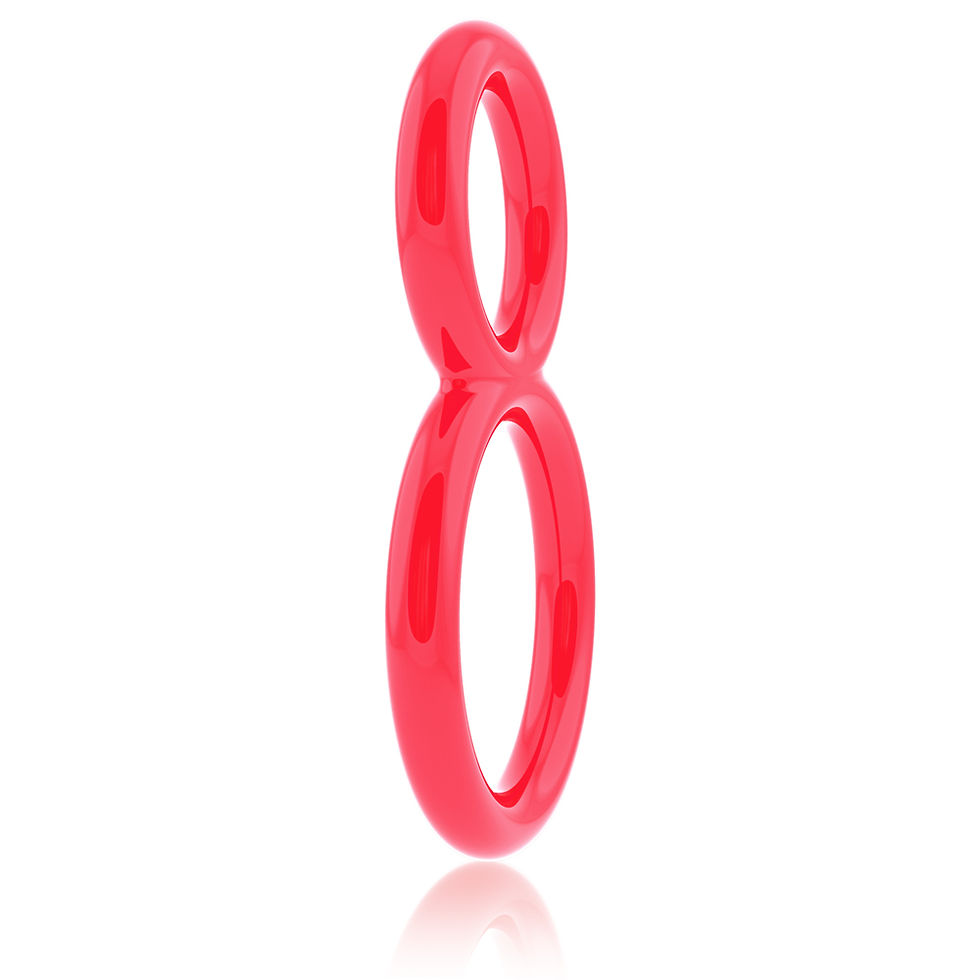 Thumbnail: Ofinity Double Ring - Red