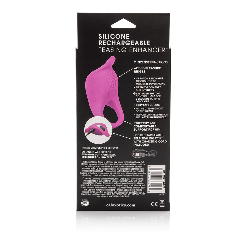 Thumbnail: Silicone Rechargeable Teasing Enhancer