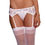 Thumbnail: Lace Garterbelt - One Size - White