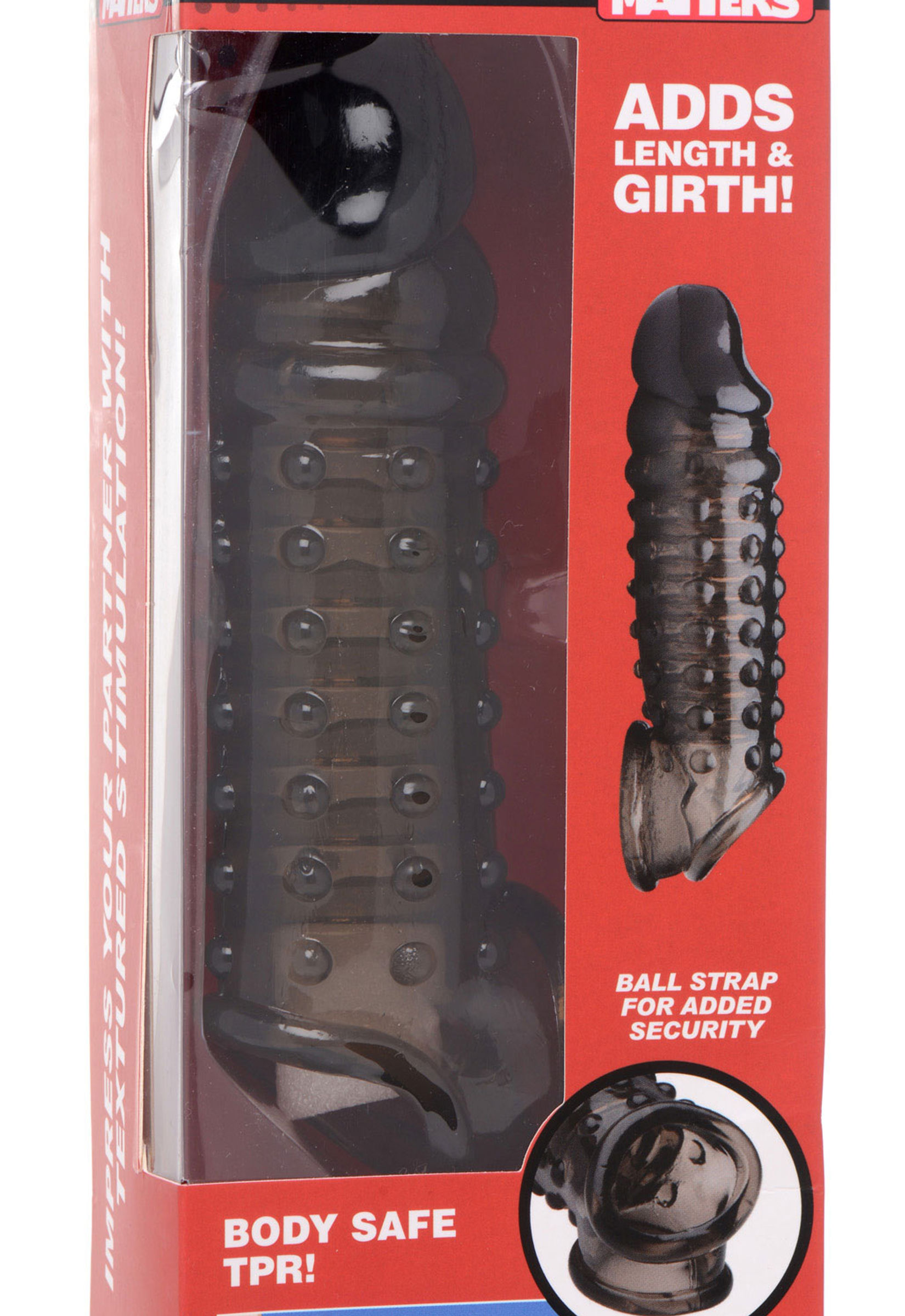 1.5 Inch Penis Enhancer Sleeve - Smoke