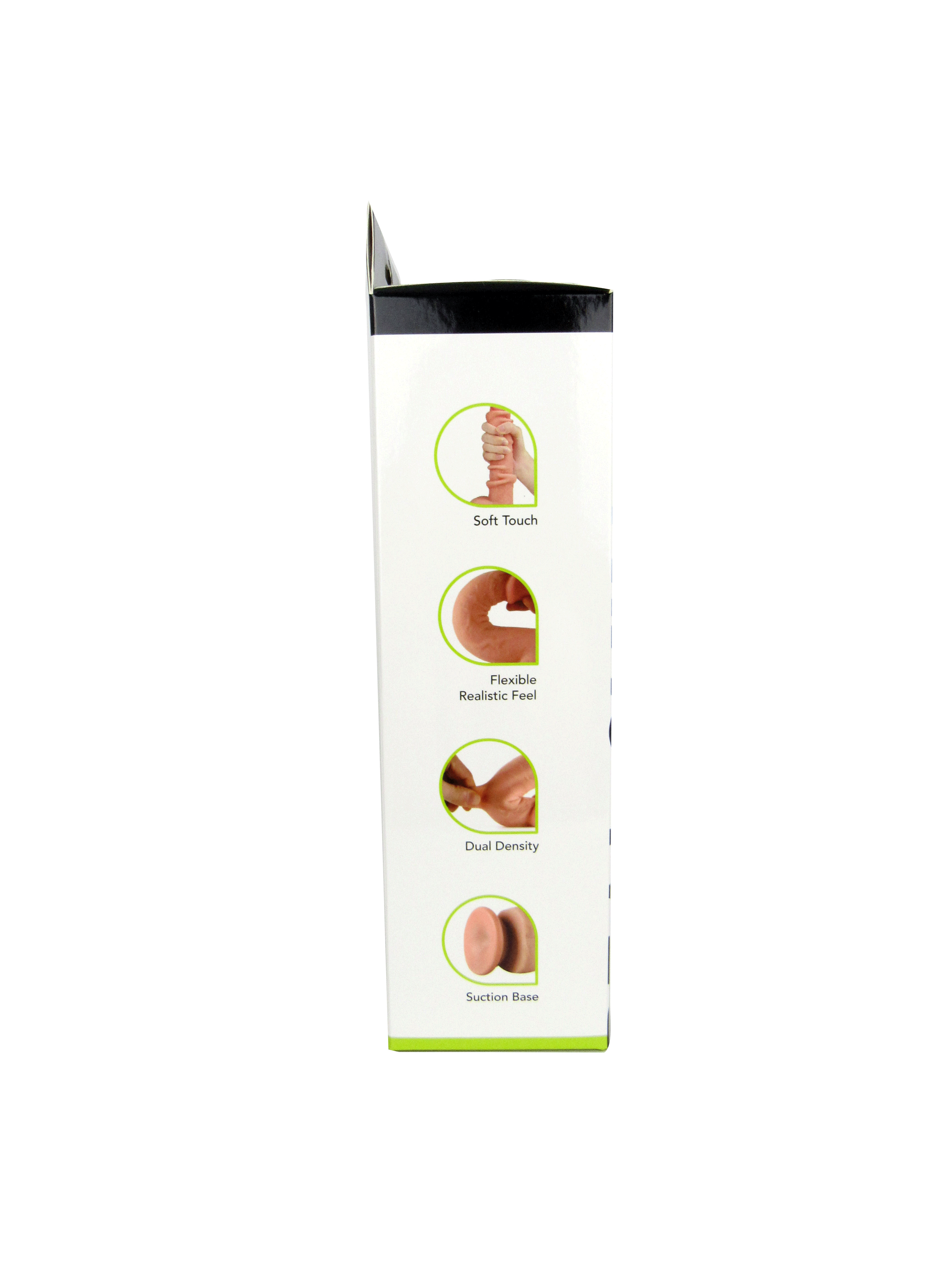 Real Skin 8 Inch Dual Layer Dildo - Beige