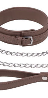 Thumbnail: Signature Dawn Dream Collar & Leash Brown