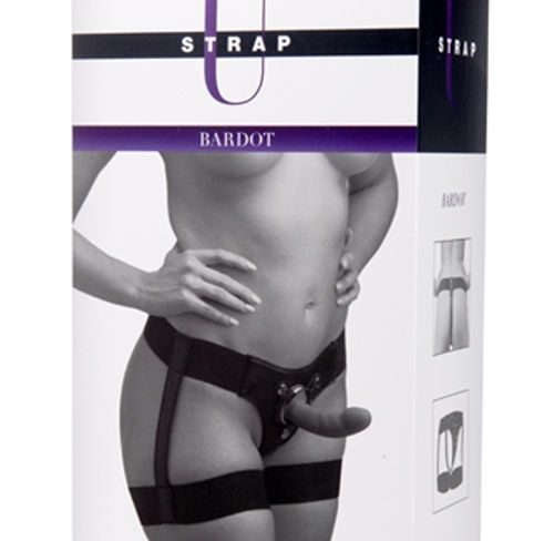 Thumbnail: Bardot Elastic Strap on Harness With Thigh Cuffs