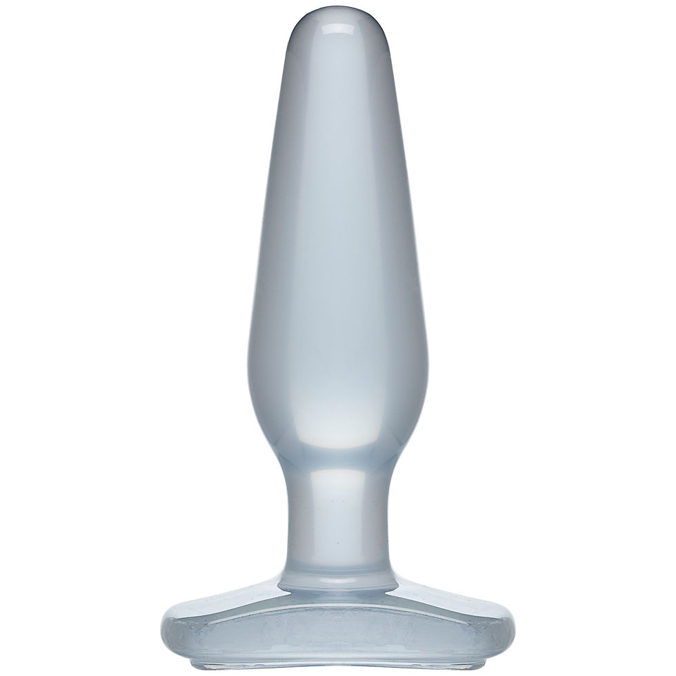 Crystal Jellies Butt Plug - Medium - Clear