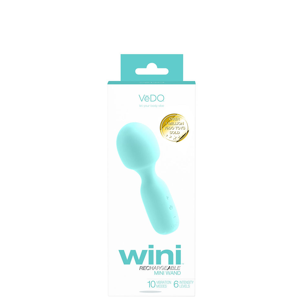 Thumbnail: Wini Rechargeable Mini Wand - Turquoise