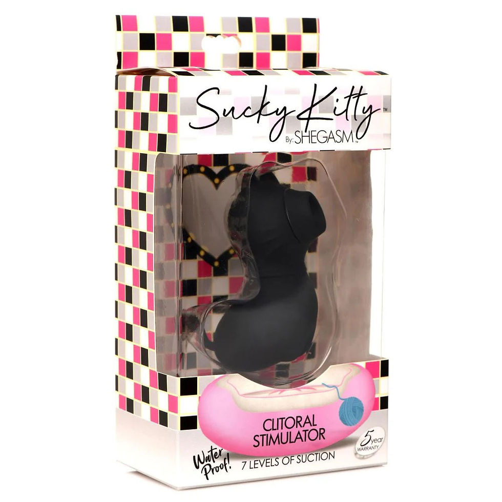 Thumbnail: Sucky Kitty 7x Clitoral Stimulator - Black