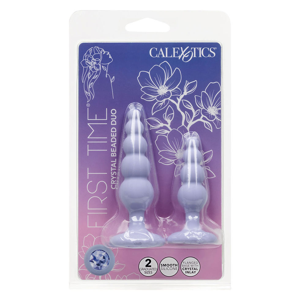 Thumbnail: First Time Crystal Beaded Duo - Purple