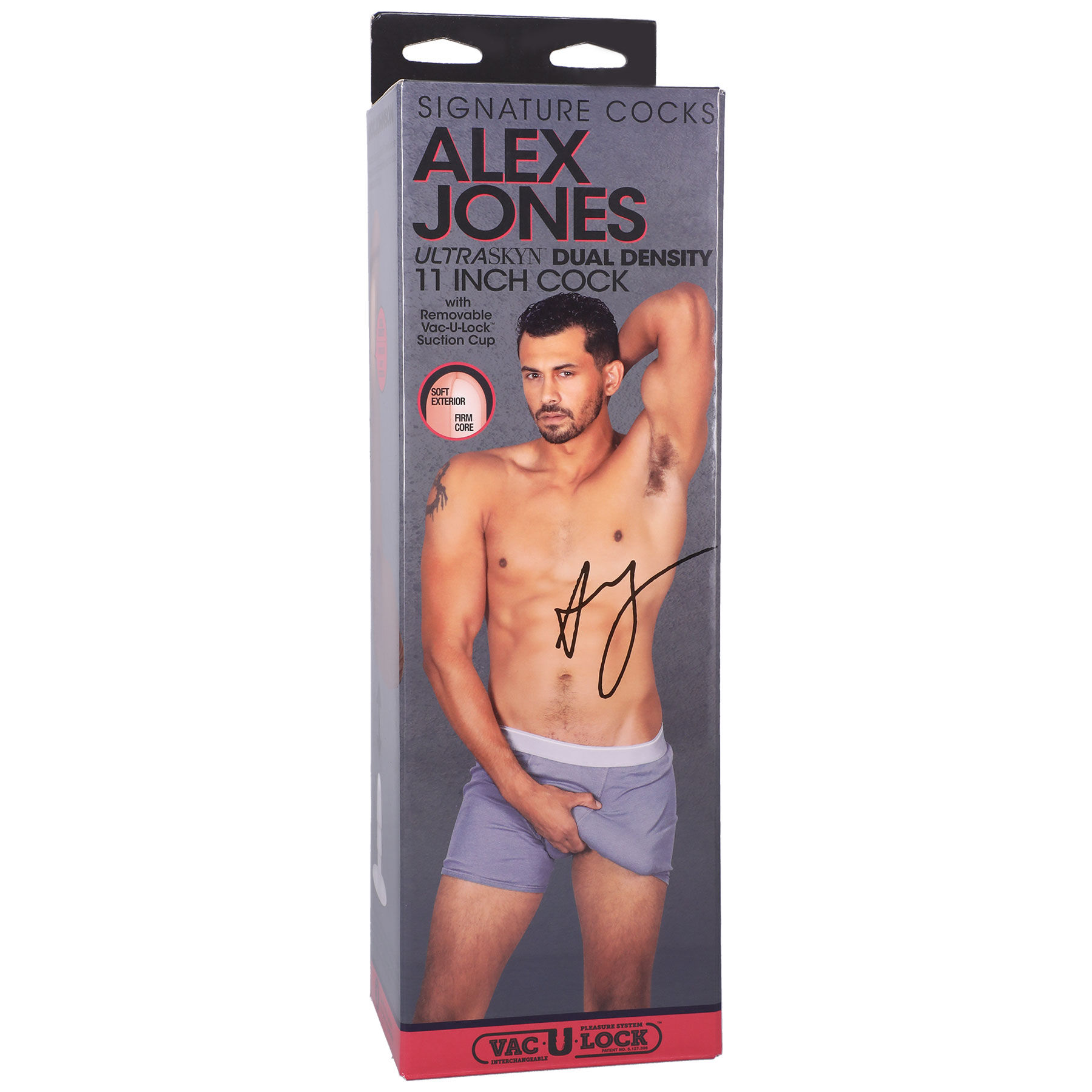 Signature Cocks - Alex Jones 11 Inch Cock With Removable Vac-U-Lock Suction Cup
