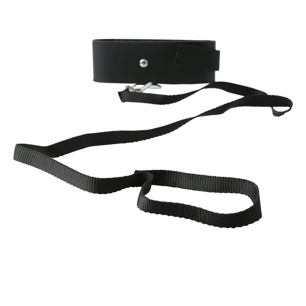 Thumbnail: Sex and Mischief Leash and Collar - Black