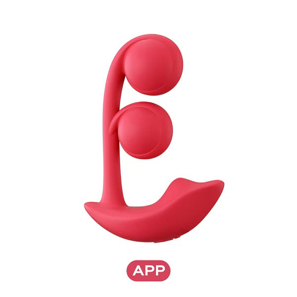 Thumbnail: Melody Wearable Dual Vibrator - Pink