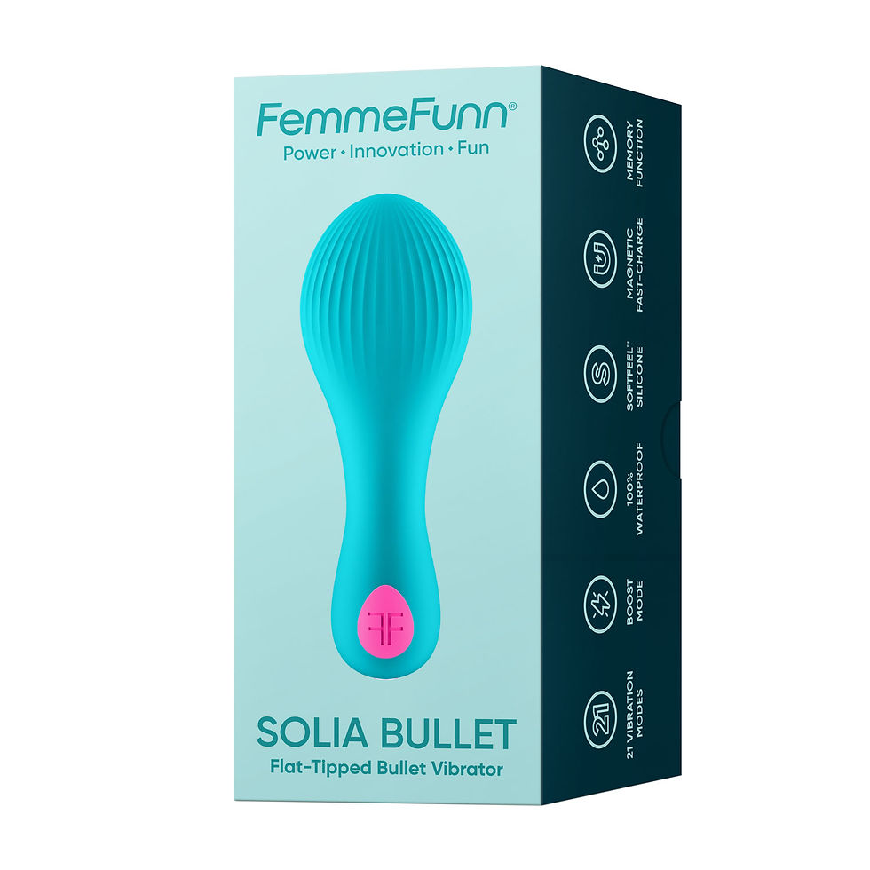 Thumbnail: Solia Bullet Flat Tipped Vibrator - Turquoise