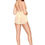 Thumbnail: Babydoll and G-String - One Size - Daffodil