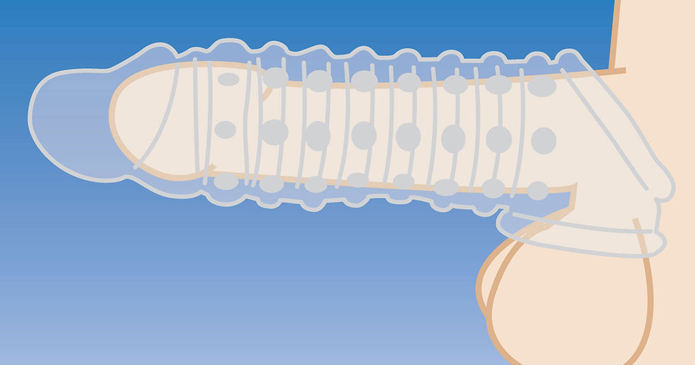 Thumbnail: 1.5 Inch Penis Enhancer Sleeve - Clear