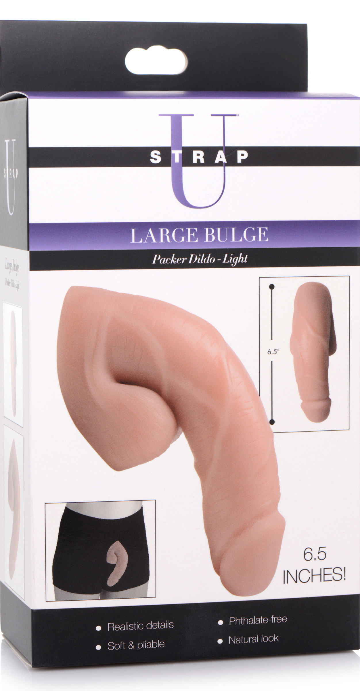 Large Bulge Packer Dildo - Light