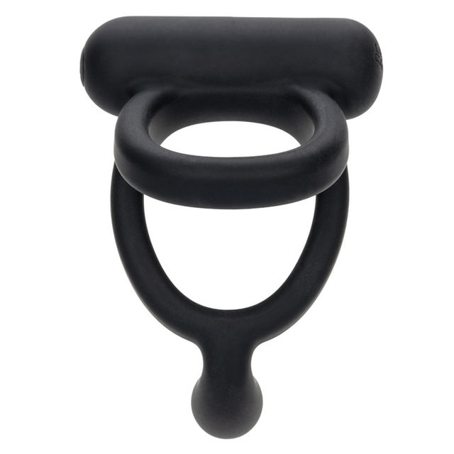 Thumbnail: Closer Intimate Rechargeable Ring Caress - Black