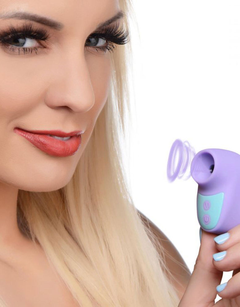 Shegasm Mini 12x Mini Silicone Clit Stimulator - Purple