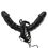 Thumbnail: Fetish Fantasy Series Vibrating Double Delight Strap-on - Black