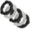 Thumbnail: Gearheads 5 Pack Spinner Rings - Black Vapor