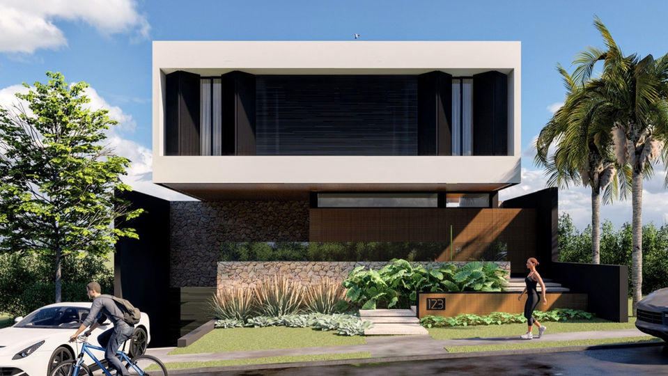 #vilasolaia #fachada #piscina #arquitetura #design #barueri #alphaville #estruturametalica #ripado