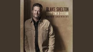 Anywhere by Blake Shelton (feat Gwen Stefani) Cover Art