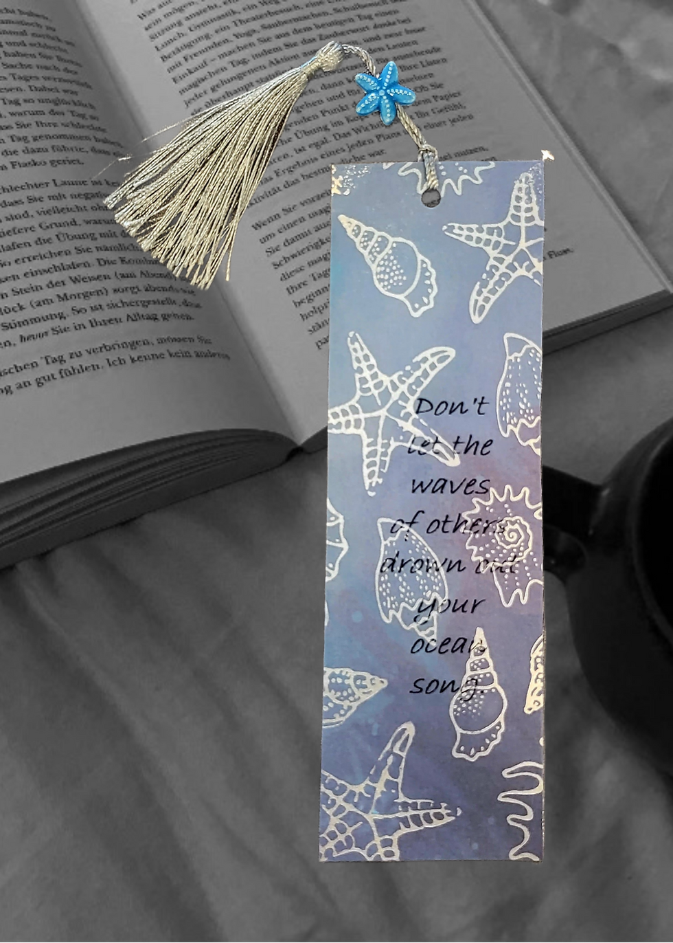 "Don't let the waves of others drown out your ocean song" Bookmark - BM031