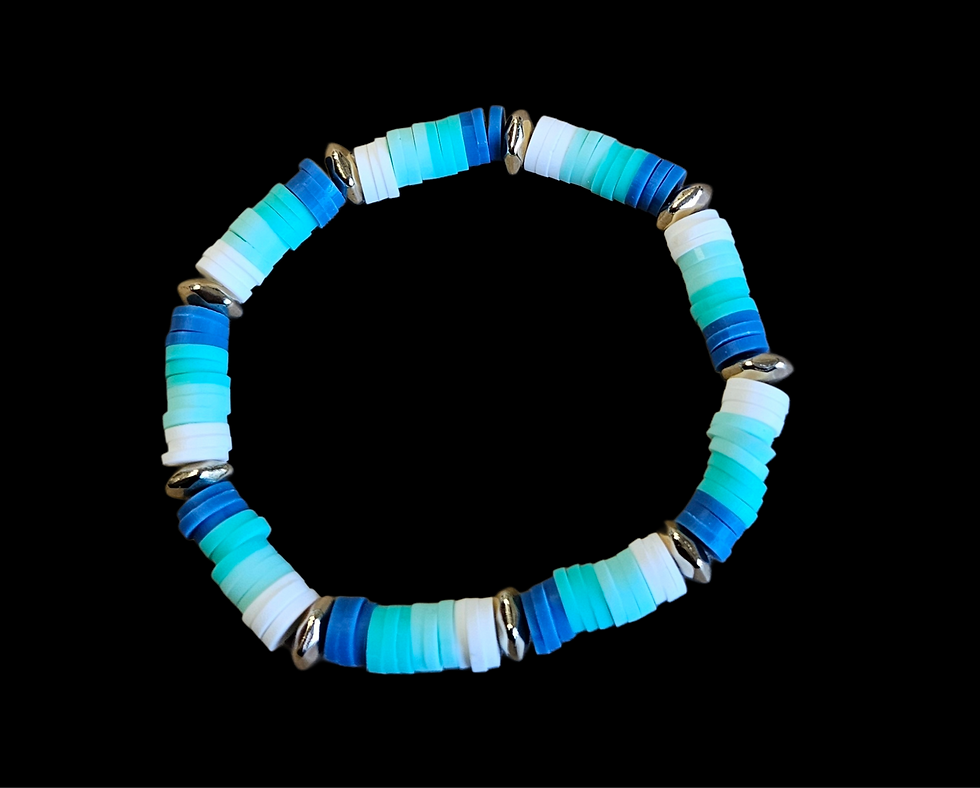 Silicone Bead Bracelet B018