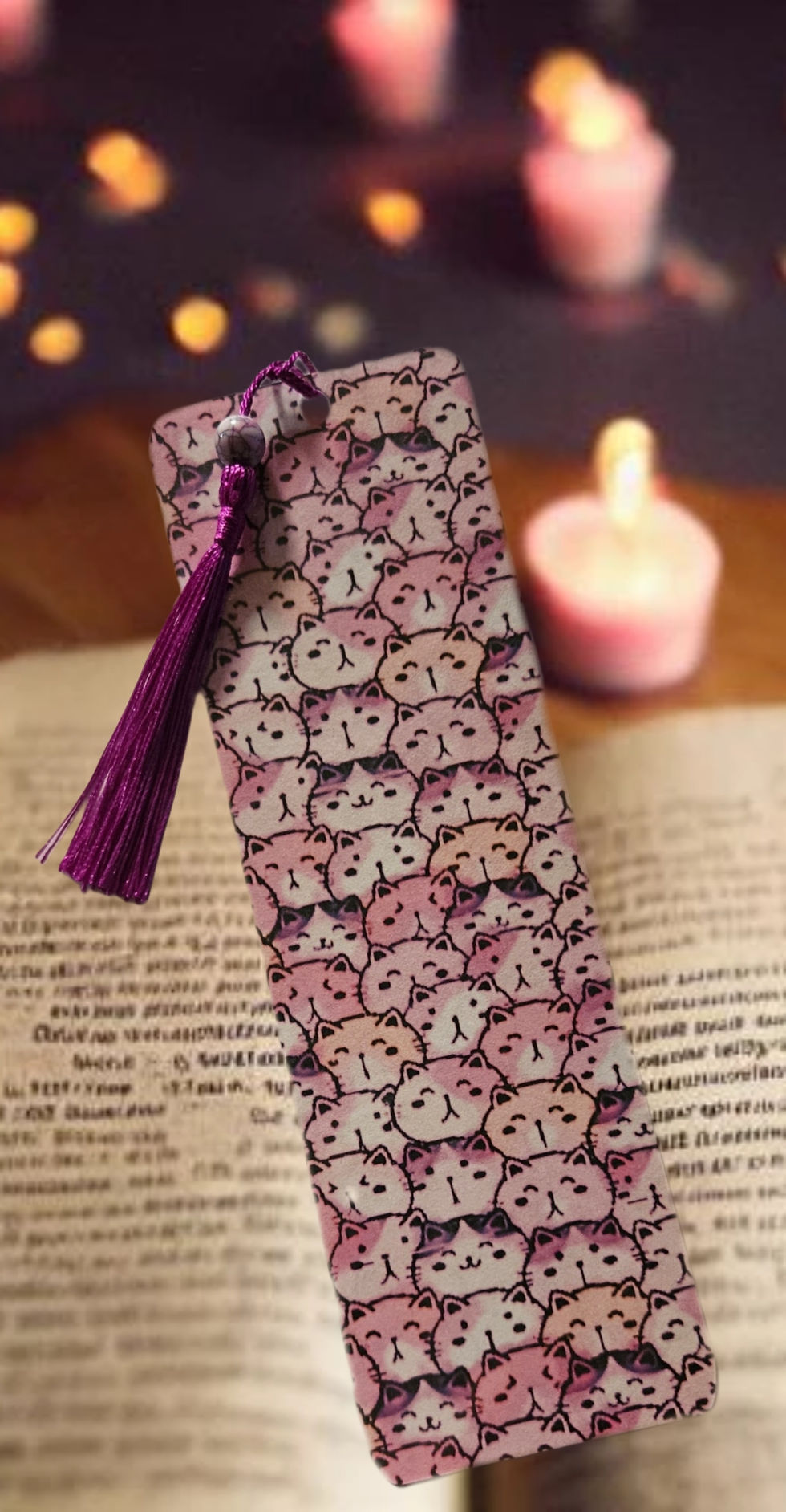 Cat Faces Bookmark - BM063