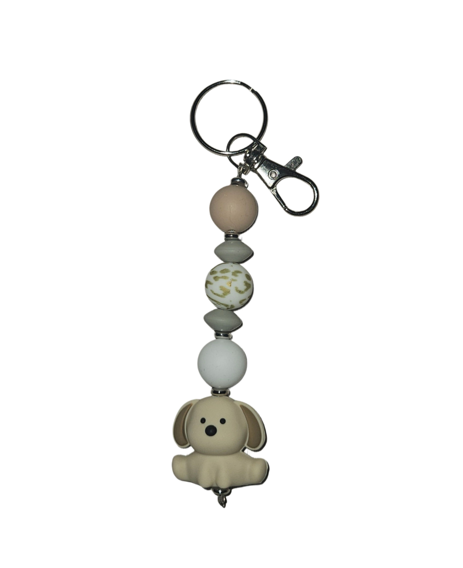 Puppy Silicone Bead Key\Bag Clip KC100