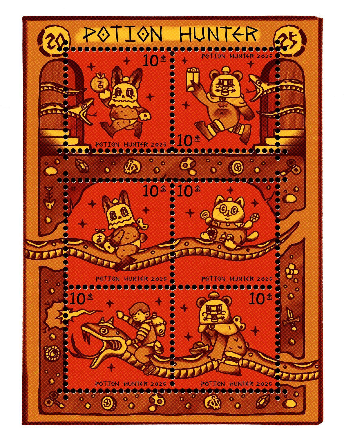 Into the Snake Dungeon Art Print