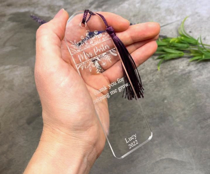 Thumbnail: Thank you for helping me grow Acrylic Bookmark