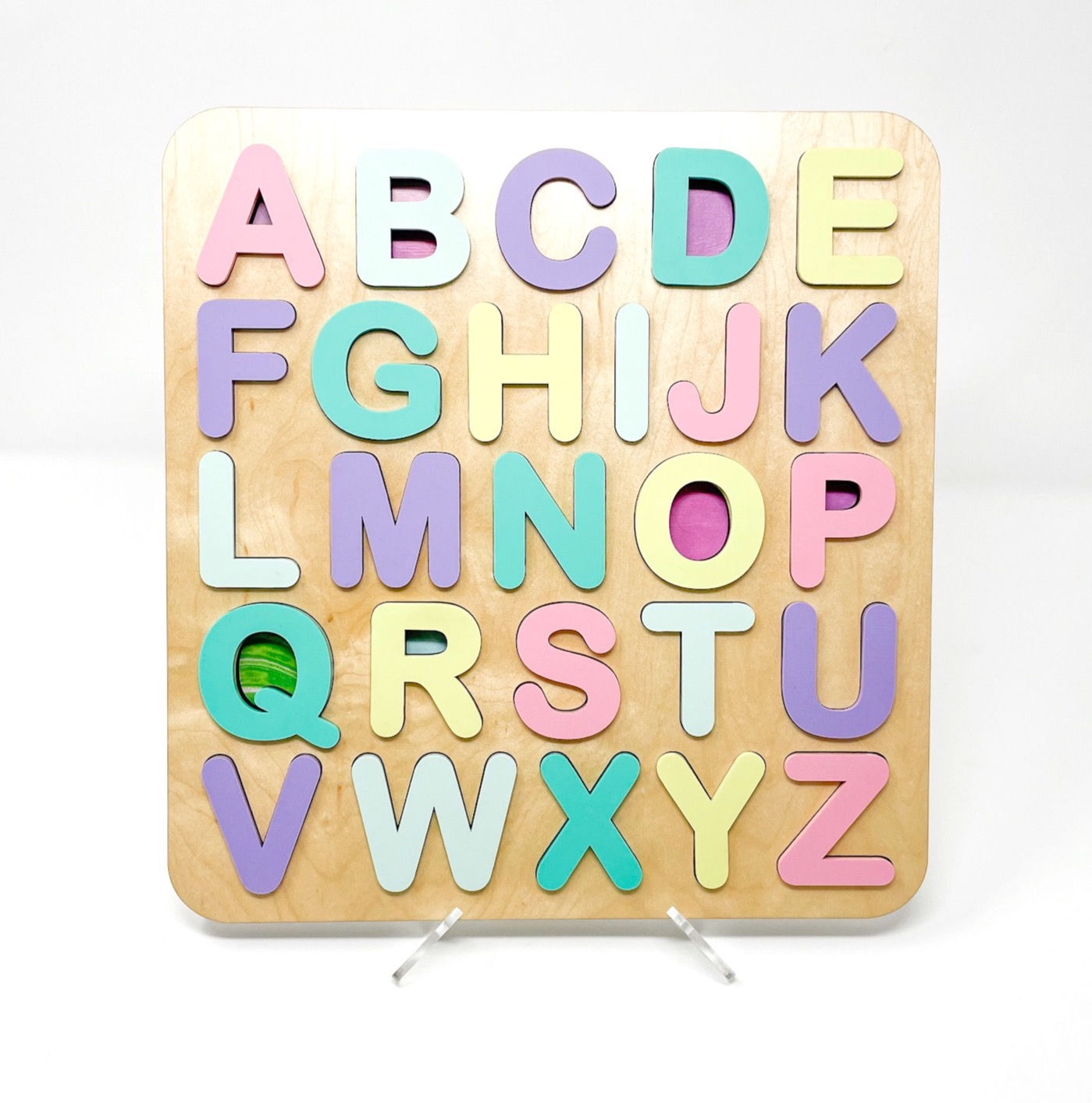 Personalized Alphabet Puzzle - Pastel Acrylic