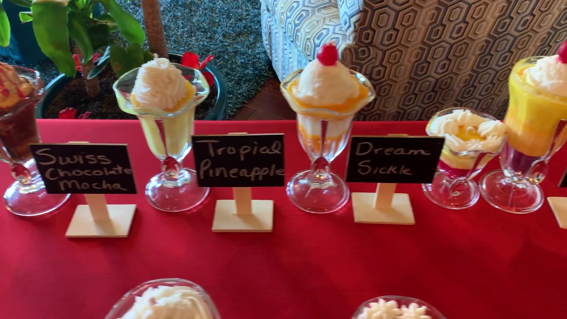 Ice Sundae's & Banana Split Candles