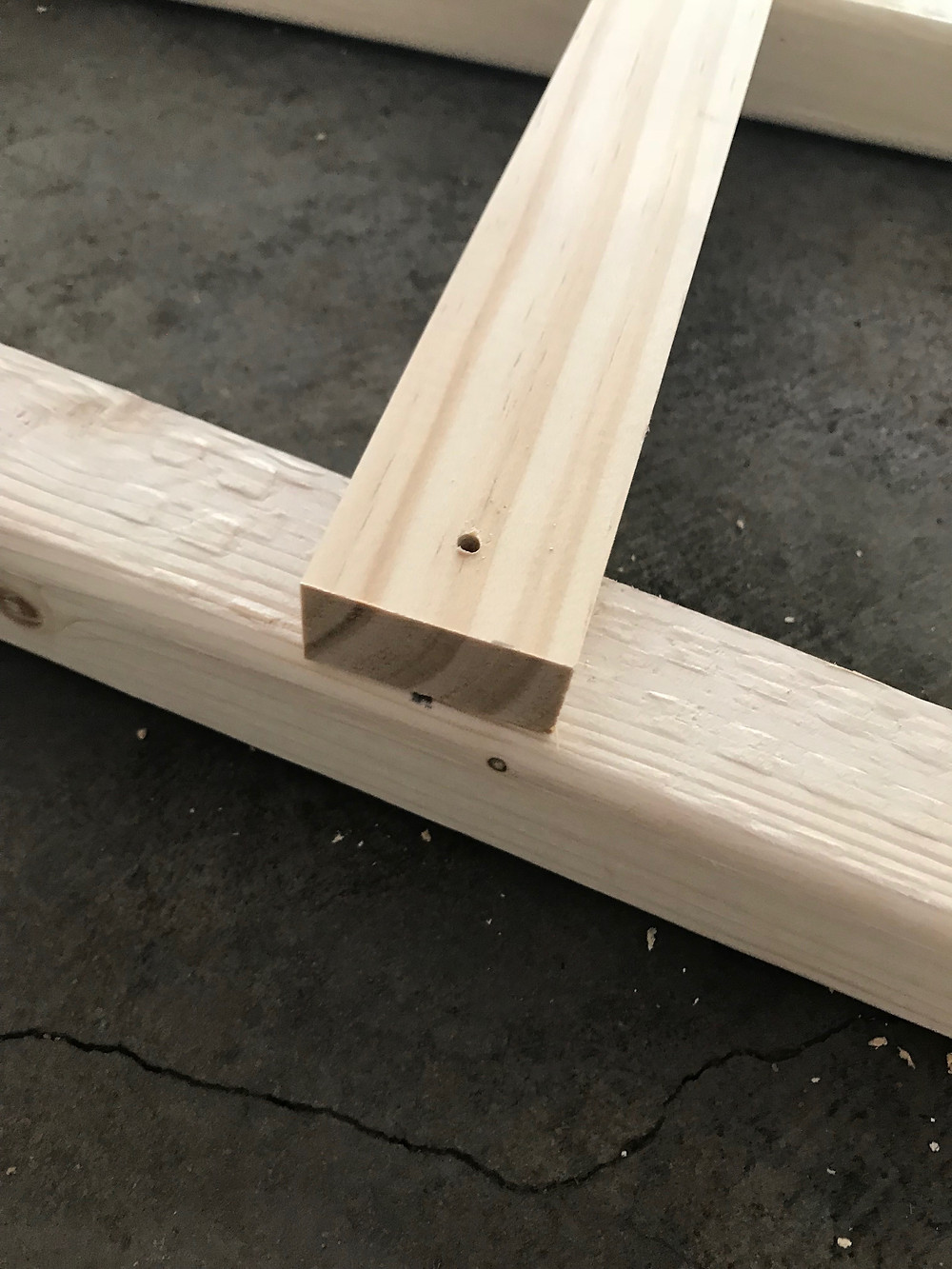 wooden garden obelisk pre-drilled holes