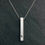 Thumbnail: Sterling Silver Wave Bar Pendant