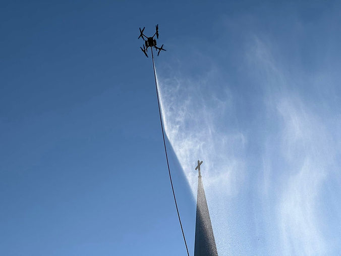 Drone Window Washing