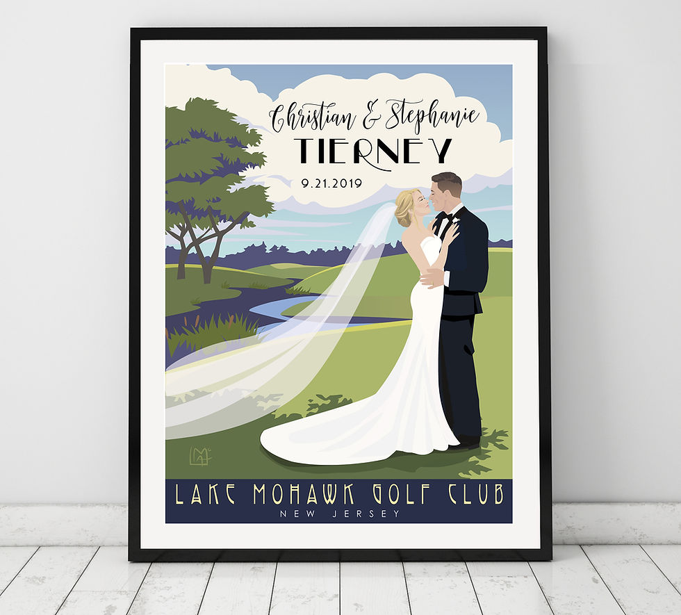 Thumbnail: Country Club Wedding Customizable