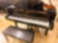 Excellent condition Yamaha C3 grand piano in very popular polished ebony finish.