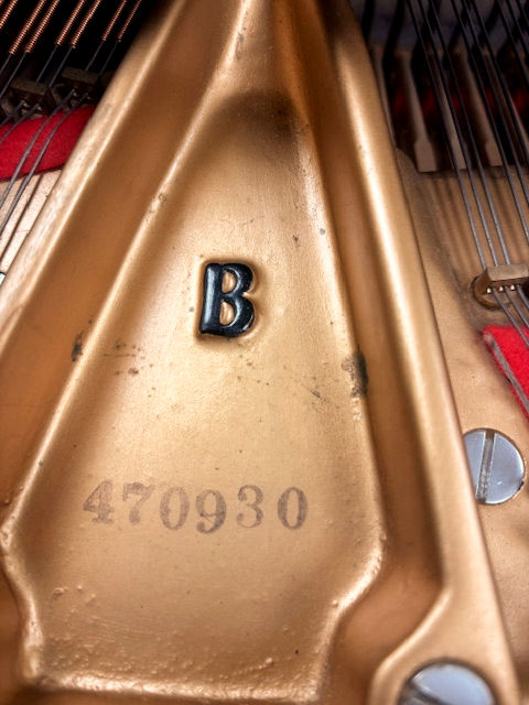 Thumbnail: This Steinway B Grand Piano is one of a kind in a beautiful satin Walnut finish is perfect no fading at all.