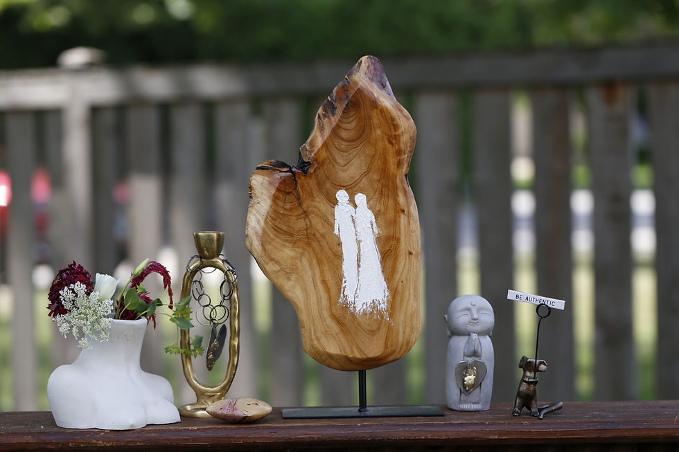 Thumbnail: "Together" Wood Sculpture