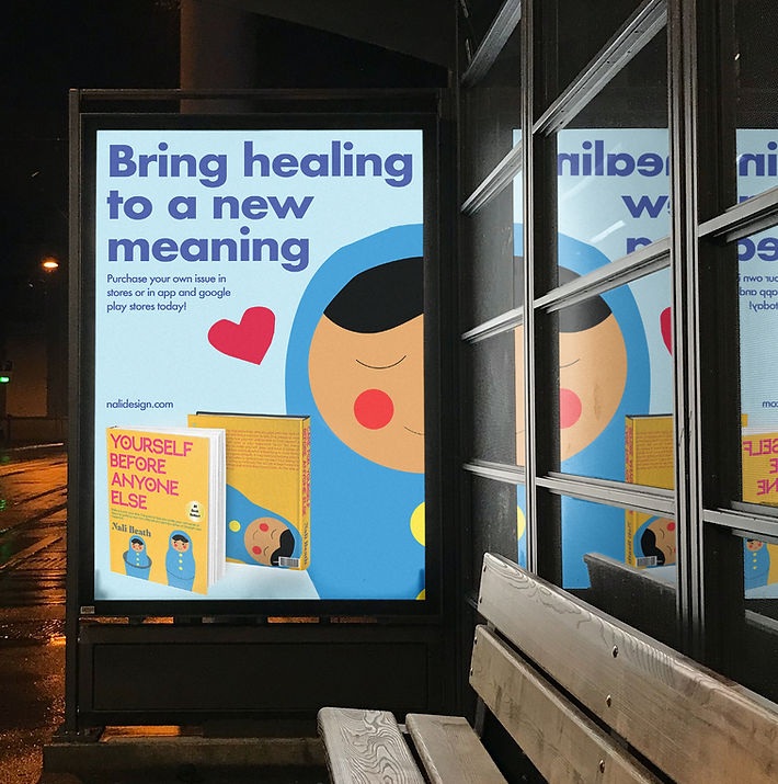 Free Bus Stop Poster at Night Mockup.png