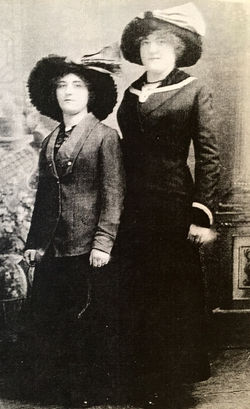 Ladies in their finery