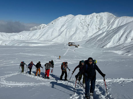 鼻息荒い立山BC
