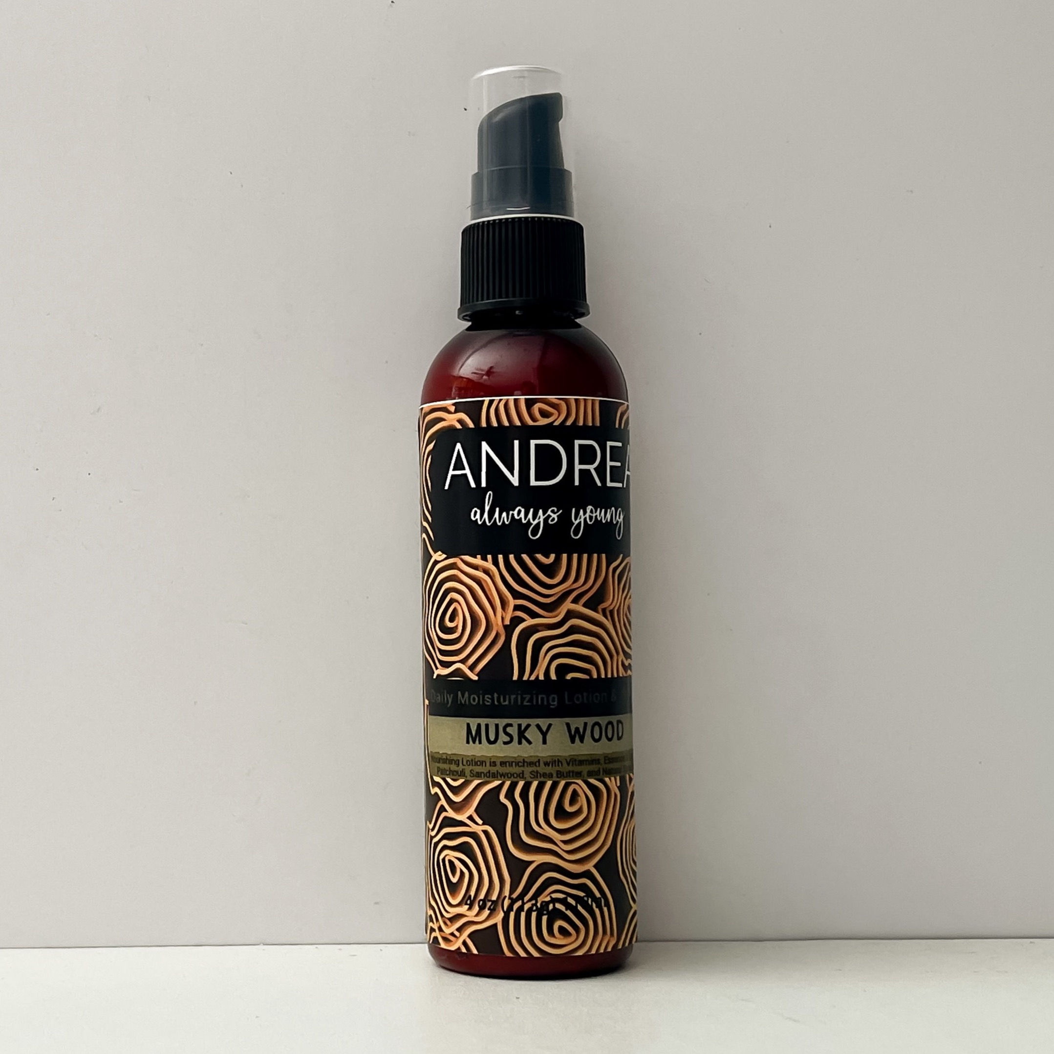 Musky Woods: 4oz Body Lotion with SPF 10