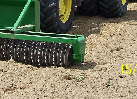 Travail du rouleau avant