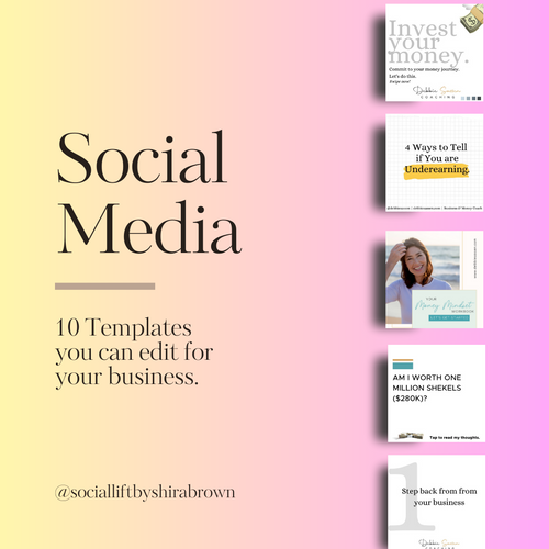 DesignGenius Canva Templates - 10 Pack | Shira Brown - UX-UI