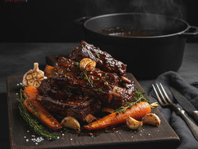 🥩 צלעות בקר (Short Ribs) ביין, סילאן וטימין