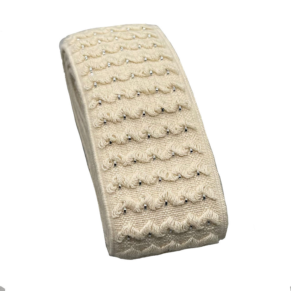 Thumbnail: Palominos Cream Waves Silver Flecks