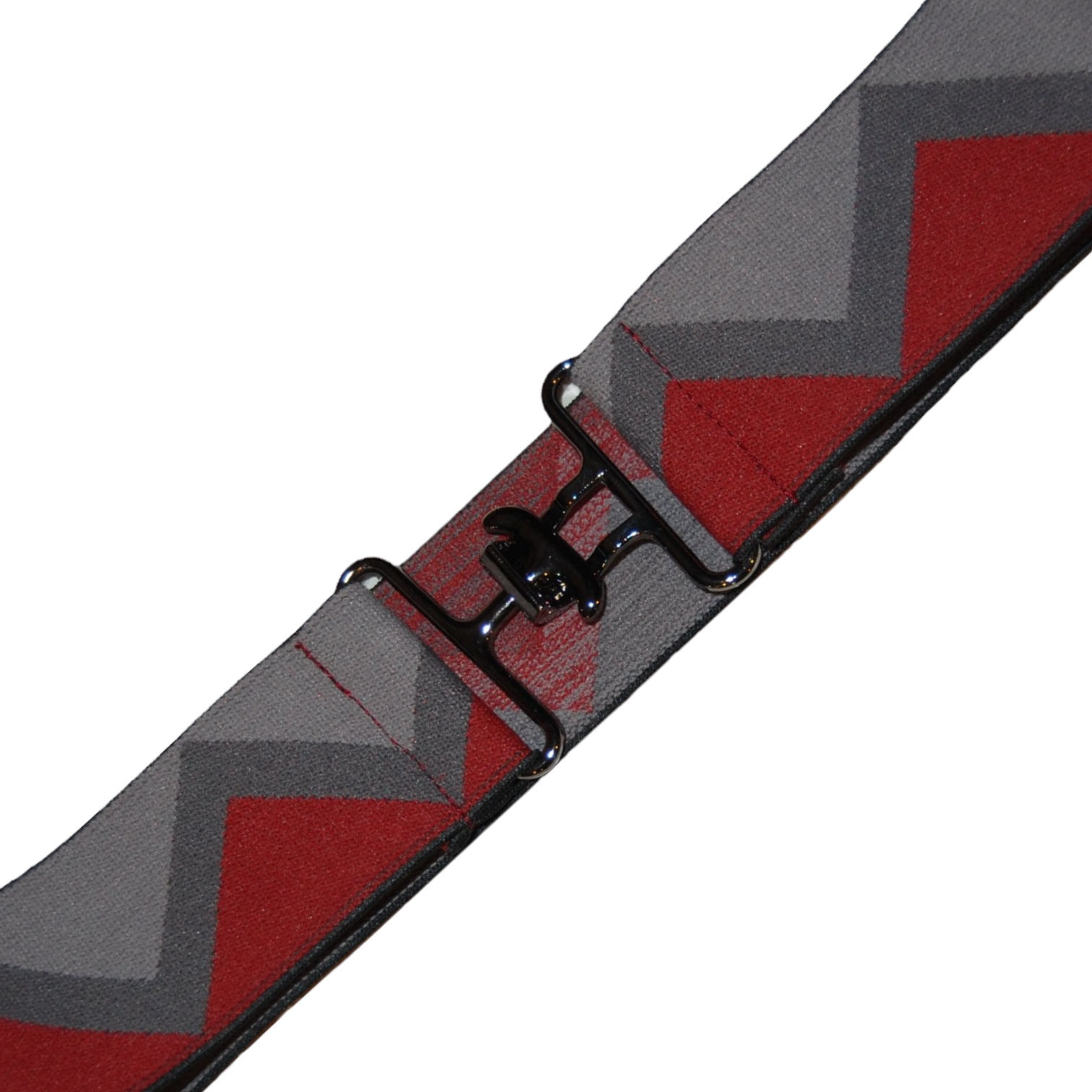 Dark Red Grey Lightning Triangles